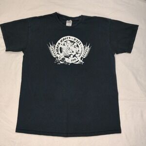 406 Brewing T-Shirt Men Large Black Amber Waves of Pain Roller Derby Girls